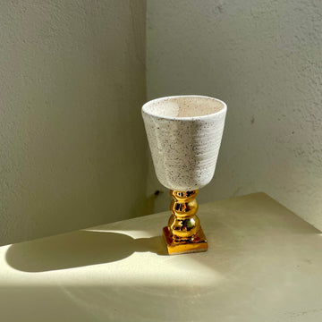 Gold Stemmed Cocktail Cup