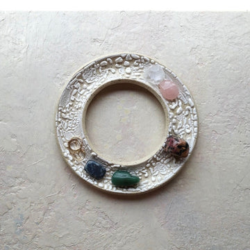 Textured Ceramic Donut Catchall